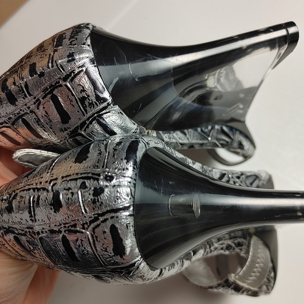 Baby Phat Platform Wedge Heels 6B - Picture 2 of 9